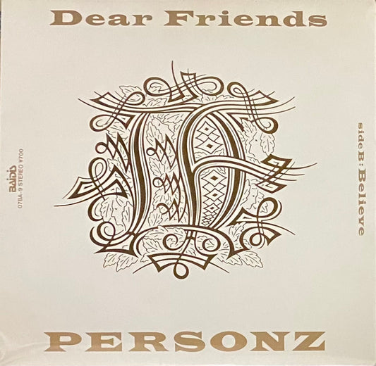 PERSONZ 『Dear Friends』 EP 07BA-9 | SEVEN TAILS RECORDS
